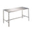 Blickman Work Tables with Stainless Steel Cross Brace - TABLE, WORK, 68X30X36 - 0336830000