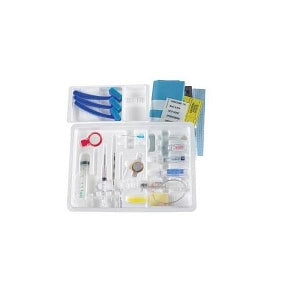 B Braun PERIFIX Continuous Epidural Trays (Kits) - Continuous Epidural Tray with 17 G x 3.5" Tuohy Needle, PERIFIX 29 G x 36" Springwound Open-Tip Catheter, Catheter Connector, Threading Assist Guide - 332234