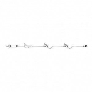 B Braun SafeDAY IV Administration Sets - SafeDAY Nonvented IV Set; 10 Drops per mL; 16 mL Priming Volume; 2 SafeDAY Valves 6" and 12" Above Distal End; Sliding SPIN-LOCK Connector; 88"L - 352243