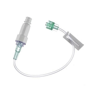 B Braun SafeDAY IV Administration Sets - SafeDAY IV Standard-Bore Extension Set with Female Luer-Lock Connector; 5.5 mL Priming Volume; SafeDAY Valves 25" and 6" Above Distal End; Sliding SPIN-LOCK Connector; 35"L - 352895