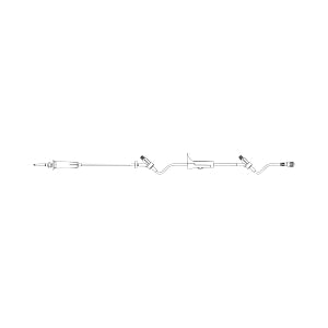 B Braun SafeDAY IV Administration Sets - SafeDAY IV Administration Set; 15 Drops per mL; 15 mL Priming Volume; Universal Spike; Back-Check Valve; SafeDAY Valves 69" and 6" Above Distal End; Roller Clamp; Sliding SPIN-LOCK Connector; 84"L - 352897