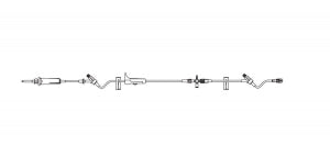 B Braun SafeDAY IV Administration Sets - SafeDAY IV Administration Set; 15 Drops per mL; 23 mL Priming Volume; Universal Spike; Back-Check Valve; SafeDAY Valves 100" and 6" Above Distal End; 125"L - 362006