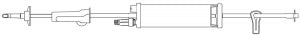 B Braun Medical Inc. IV Start Kit / Accessorires. - IV Administration Set, Burette, Add On, Auto Shut Off, 20" - 375059