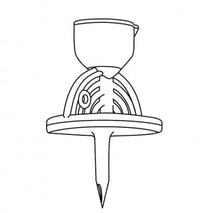 B Braun Chemo Dispensing Pins with Distal Mini-Spike Connector - Chemo Dispensing Pin with Distal Mini Spike Plus and 0.2 Micron Air-Venting Filter - 412011