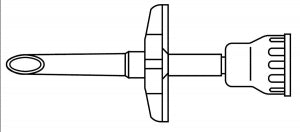 B Braun Medical Nonvented Dispensing Pins - IV Dispensing Pin, Safesite, Aspirate Only - 412022
