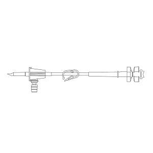 B Braun Medical OnGuard Closed System Drug-transfer Devices - Tevadaptor 8" Syringe Spike Port Adapter with Proximal Nonvented Bag Spike - 412113