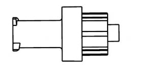 B Braun Medical IV Administration Sets - IV Check Valve, Normally Closed Valve, Luer Lock - 415062