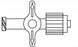 B Braun Medical Stopcock - Stopcock, 1-Way, Luer Lock Connector - 455980