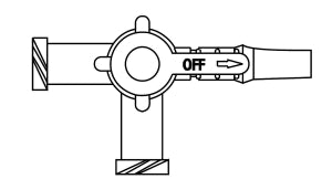 B Braun Medical Stopcock - Stopcock, 3-Way, Luer Slip, Port Covers - 455991