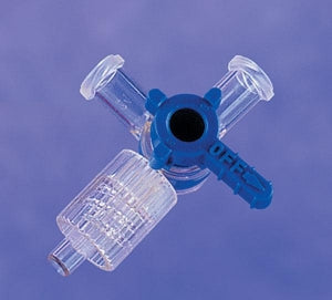 B Braun Medical Stopcock - Stopcock, 4-Way, Luer Slip, Port Covers - 456020