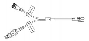 B Braun Medical CARESITE Small-Bore Extension Sets - Caresite Small-Bore Extension Set with Valve - 470107