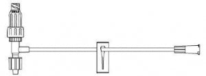 B Braun Medical Inc. CARESITE T-fitting Small Bore Extension. - Caresite T-Port Small Bore Extension Set, 5" - 470114