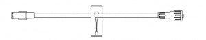 B Braun Medical Peripheral Standard Bore Extension Sets - Standard Bore IV Extension Set, 6" - 471975