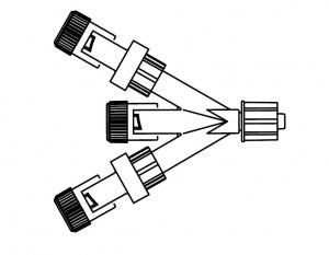 B Braun Medical Anesthesia Tri-Connectors - Anesthesia Tri Connector, Aet200 - 472026