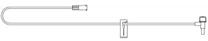 B Braun Small Bore T-Port IV Extension Sets - 38" Small Bore T-Port Luer Slip IV Extension Set - 473022