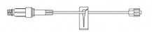 B. Braun Small Bore Extension Sets with ULTRASITE - Small Bore IV Extension Set with Ultrasite Valve and Male Luer Lock Connector, 8" - 473438