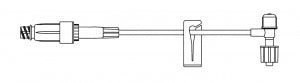 B. Braun Small Bore Extension Sets with ULTRASITE - Small Bore T-Port IV Extension Set with Ultrasite Valve - 473439