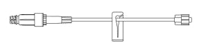 B. Braun Small Bore Extension Sets with ULTRASITE - IV Extension Set with Ultrasite Valve, 8" - 473448