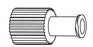 B. Braun Medical Replacement Luer Lock Caps - Blue Cap Dual-Function Luer Lock Cap with Male and Female End - B2000B