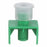 B Braun Fluid-Dispensing Double Female Luer Lock Connector - Fluid-Dispensing Connector with Female Luer Lock, Light Green - M0640104N