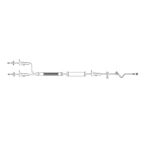 B Braun Blood Administration Sets - Blood Administration Set, Y-Type, 10 Drops / mL, 86" - NF5145