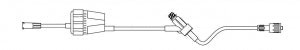 B Braun Rate Flow Regulators with ULTRASITE Injection Sites - IV Administration Rate Flow Regulator Extension Set with 1 ULTRASITE Injection Site, 2.7 mL Priming Vol., 18" L and Female Adapter - US5300