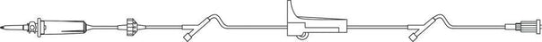 B Braun Medical IV Administration Sets - IV Administration Set with Backcheck Valve, 2 Y-Sites, 15 Drop / mL, 84" - V1443