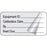 Label Self-Laminating Paper Removable Equipment Id 1" 1/2" Core 2 X 1 White 1000 Per Roll