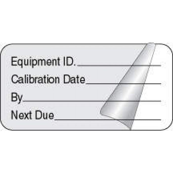 Label Self-Laminating Paper Removable Equipment Id 1" 1/2" Core 2 X 1 White 1000 Per Roll