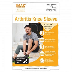 Brownmed IMAK Compression Arthritis Knee Sleeve - IMAK Compression Arthritis Knee Sleeve, Size XS - A20149