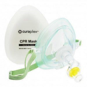 Sarnova O2 Inlet Pocket CPR Masks - Curaplex CPR Medical Mask, 02 Inlet - R5014