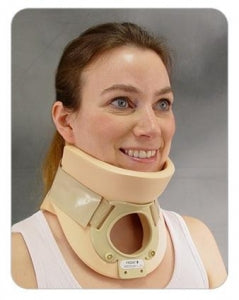 Bird and Cronin TPC Cervical Collar with Trachea Opening - TPC Cervical Collar with Trachea Opening, Two-Piece Collar, 2.25", Size Small - 0814 7142