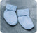 Bird & Cronin Inc Comfor Tots Booties - Comfor Tots Newborn Booties, White - 0814 9507