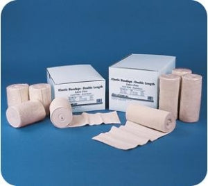 Bird and Cronin Double Length Elastic Bandages - BANDAGE ELASTIC 6" DBL LENGTH NON-LA - 0814 9028