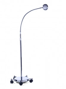 Brandt LED Exam Lamp - Chrome LED Exam Lamp with Mobile Base, 24" Heavy-Duty Flexible Arm - 41724