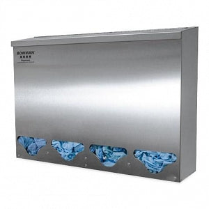 Bowman Top-Loading Bulk Glove Dispensers - Top-Loading Bulk Glove Dispensers, Quad Bin, Tall - BK314-0300