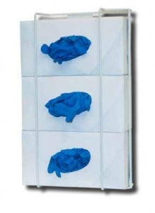 Bowman Glove Box Dispensers - Triple Glove Box Dispenser, Coated Wire, 16.3" x 8.1" x 3.75" - GL033-0613