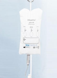 ICU Medical Pressure Infusion Sets - Intravenous Pressure Infusion Bag, 500 cc - 42355-01