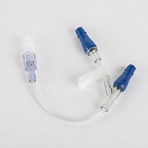 ICU Medical Small Bore Extension Set - Small Bore Extension Set with 3 Clamps, Rotating Luer Lock, 3.5" - B1744