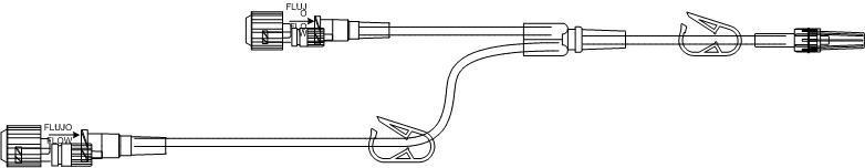 ICU Medical Bi-Fuse Extension Sets - Bi-Fuse Extension Set with Removable MicroClave, 12" - B33142