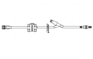 ICU Medical Extension Sets - Extension Set, Easydrop Flow Controller, Clamp, Rotating Luer - B98034