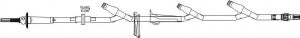 ICU Medical Administration Sets with 20- Drop Drip Chamber - IV Administration Set, Rotating Luer Lock, Approx. 14 mL, 110" - B9900-227