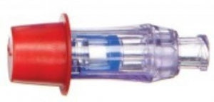 ICU Medical Spiros CSTD Male Luers - Spiros Male Luer, Spinning, Red Cap - CH2000-SC