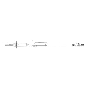 ICU Medical Extension Sets - Extension Set, with Bag Hanger, Rotating Luer, 37 Drops / mL Drip Rate - SF3258-15H