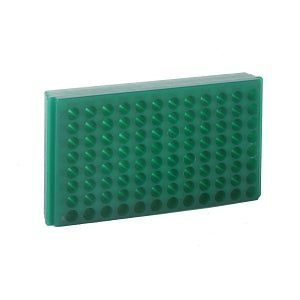 Bio Plas Test Tube Racks - RACK, WELL MICROCENTRIFUGE, 96, GREEN - 0093