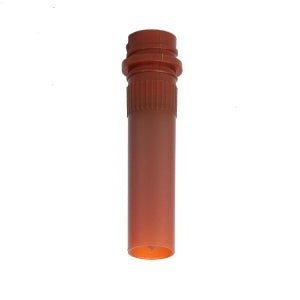 Bio Plas Conical Screw Caps - TUBE, CONICL, 2ML, W/SKRTSCRWCAP, STERL, AMBR - 4204AS