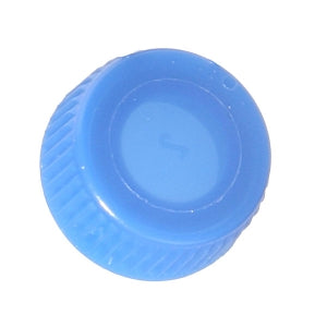 Bio Plas Screw Caps - CAP, SCREW W/"O"RING, BLUE - 4216R