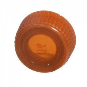 Bio Plas Screw Caps - CAP, SCREW F / BIO PLAS MCT, AMBER, BLK, STERL - 4224RSB