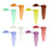 Bio Plas Flat Top Tube - TUBE, FLAT TOP, .5ML, RAINBOW - 4325