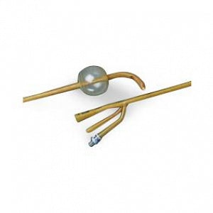 CR Bard 3-Way Latex Foley Catheters - Foley Catheter, Continuous Irrigation, 3-Way, Latex, 20 Fr, 30 mL - 0125RL20